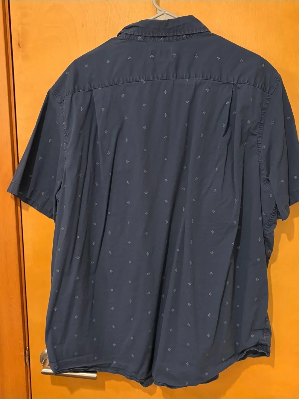 SONOMA Short-Sleeve Button-Up Shirt - Navy 2xB men’s